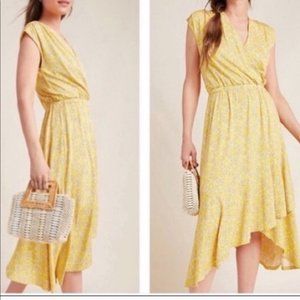 Anthropologie Maeve Yellow Dress